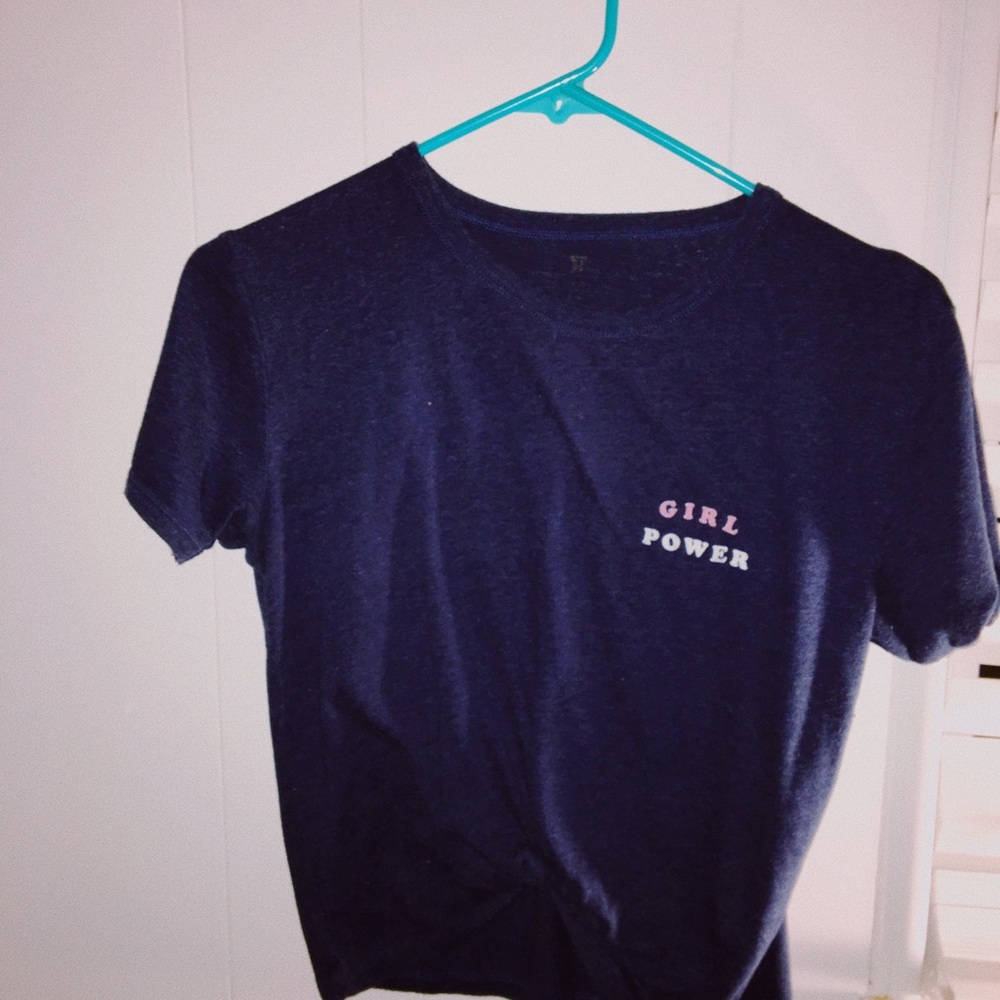 Girl power crop top